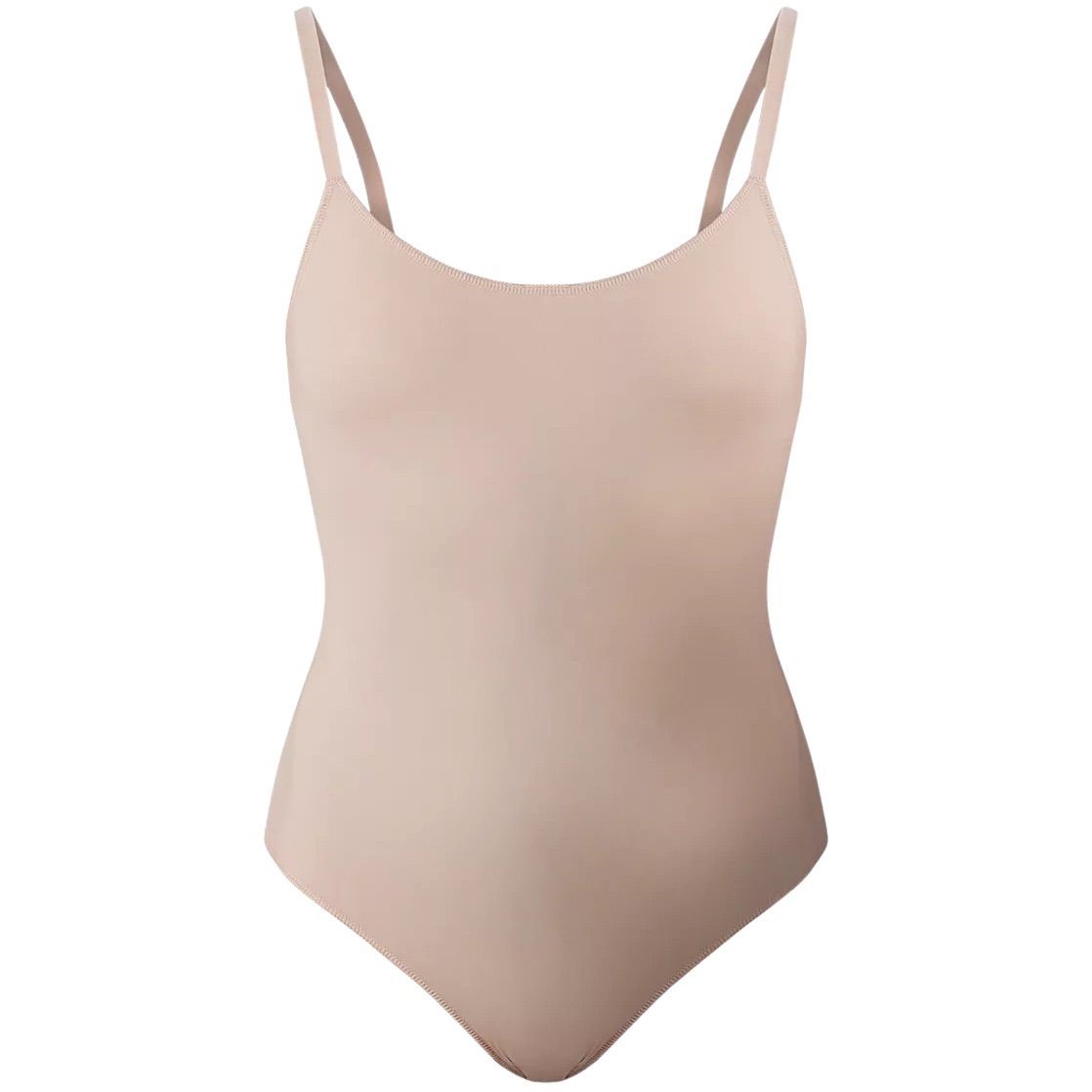 SOLO Underwear leotard with straps cotton suntan
