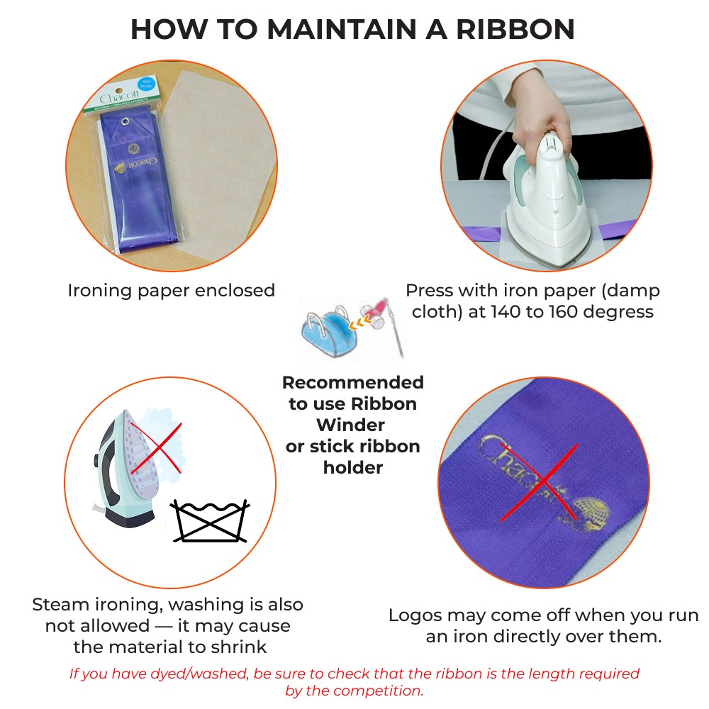 CHACOTT Gymnastic ribbon 5 m 301500 0004-98 FIG