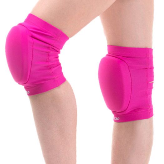 SOLO Molded knee pads fuchsia