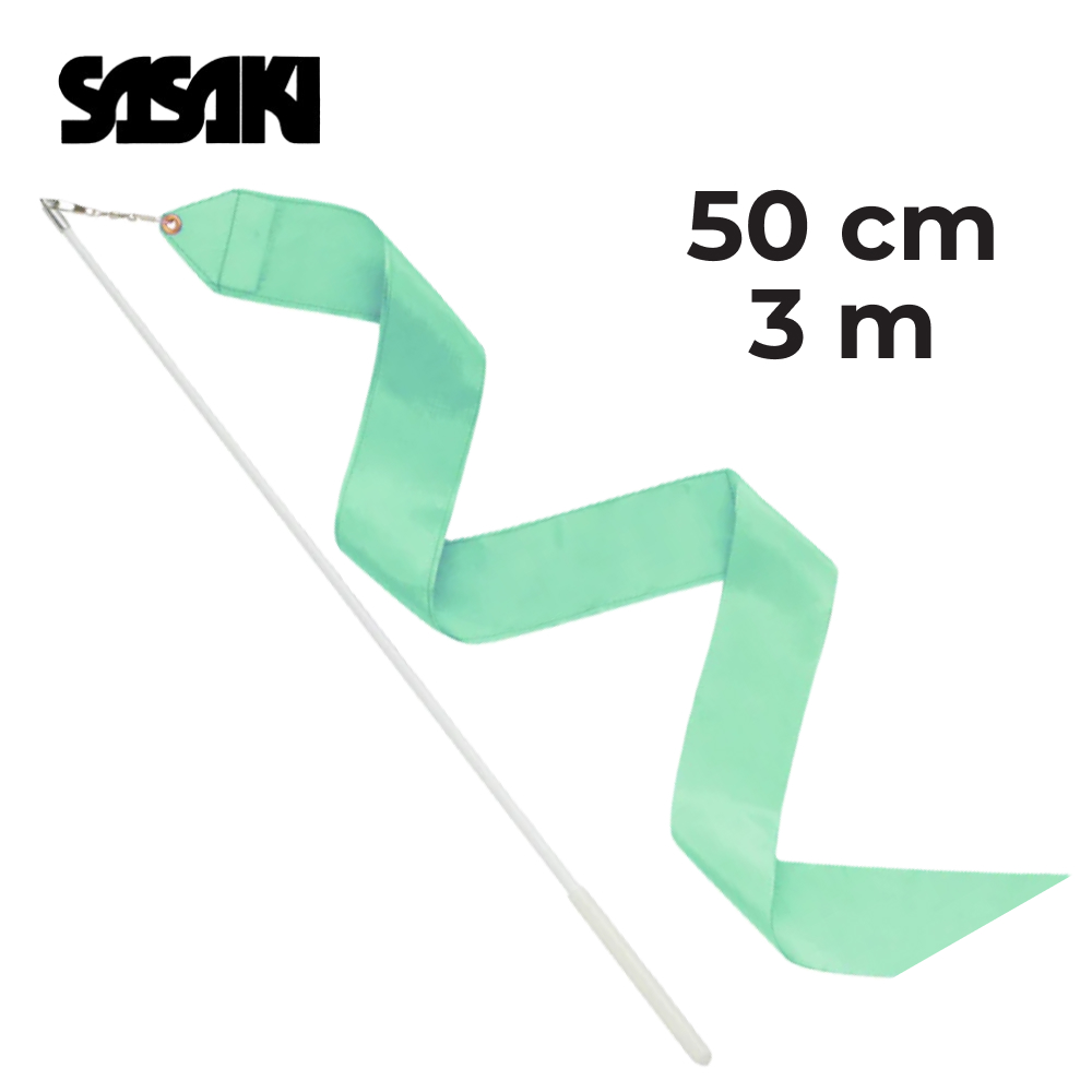 Gym set for Junior, Ribbon (3m), Fiberglass Stick, Swivel MJ-760S Sasaki (50 cm, ICMI)