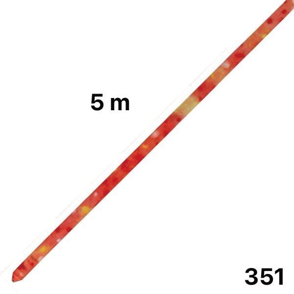 CHACOTT Tie Dye Ribbon (5m) 301500 0097-28 FIG (351, Tomato Red)