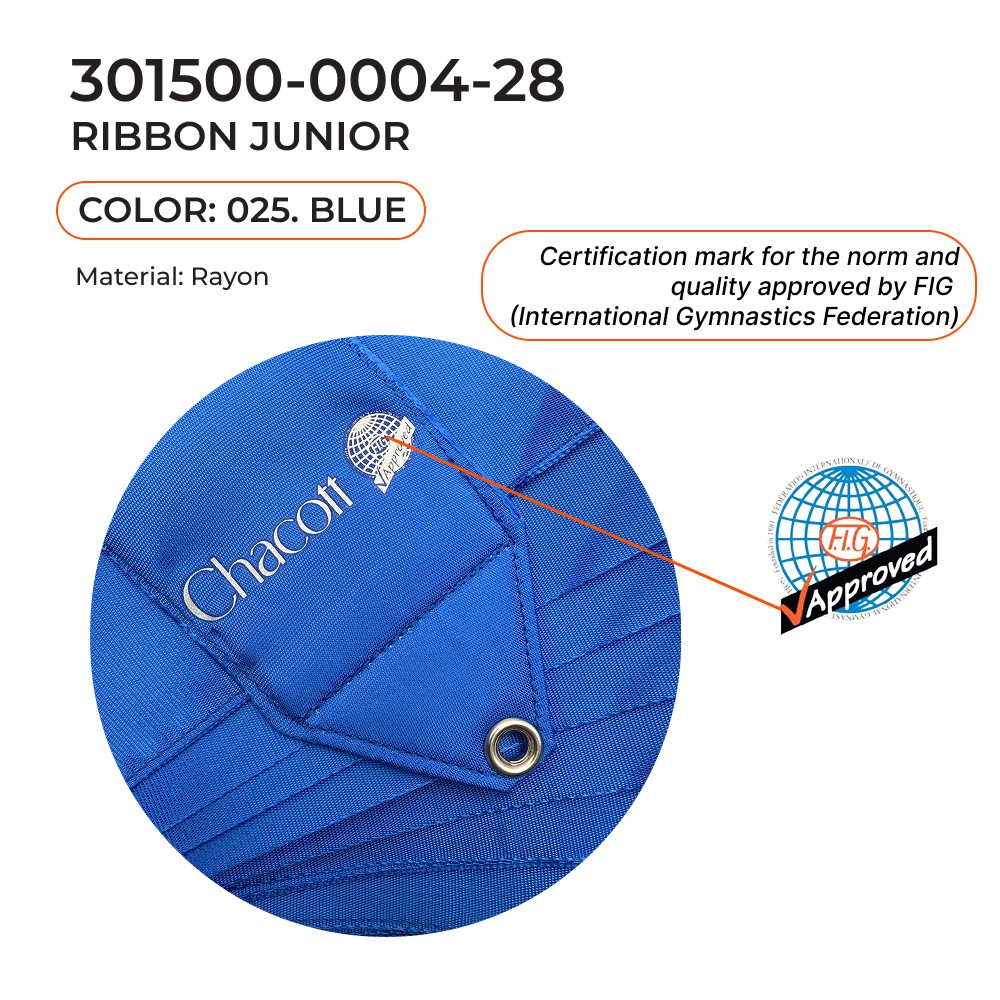 CHACOTT Gymnastic ribbon 5 m 301500 0004-98 FIG (025)