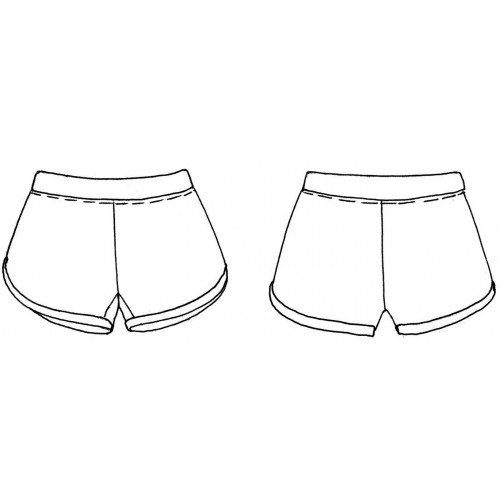 INDIGO Shorts with frame SM-333