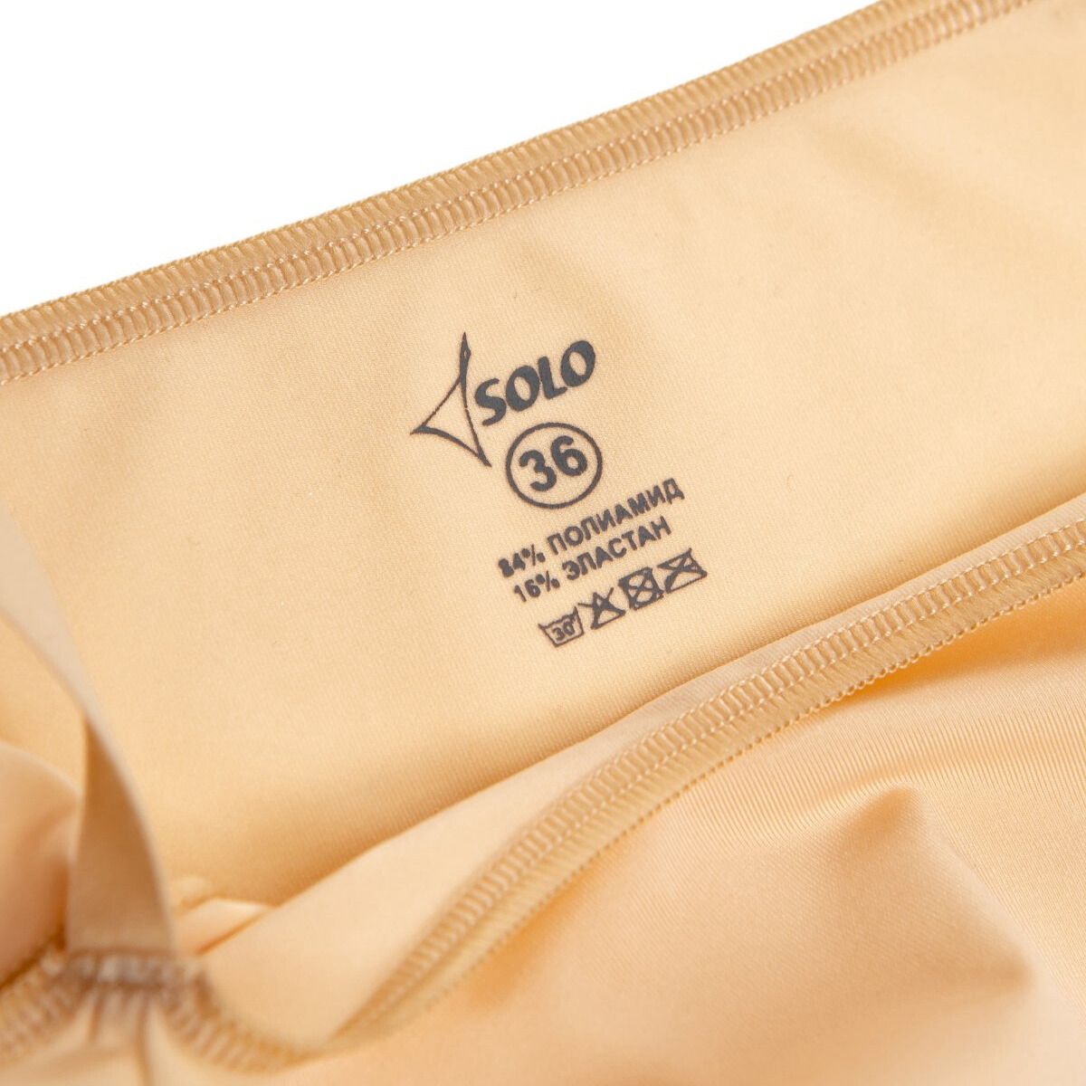 SOLO Underwear leotard with straps polyamide beige