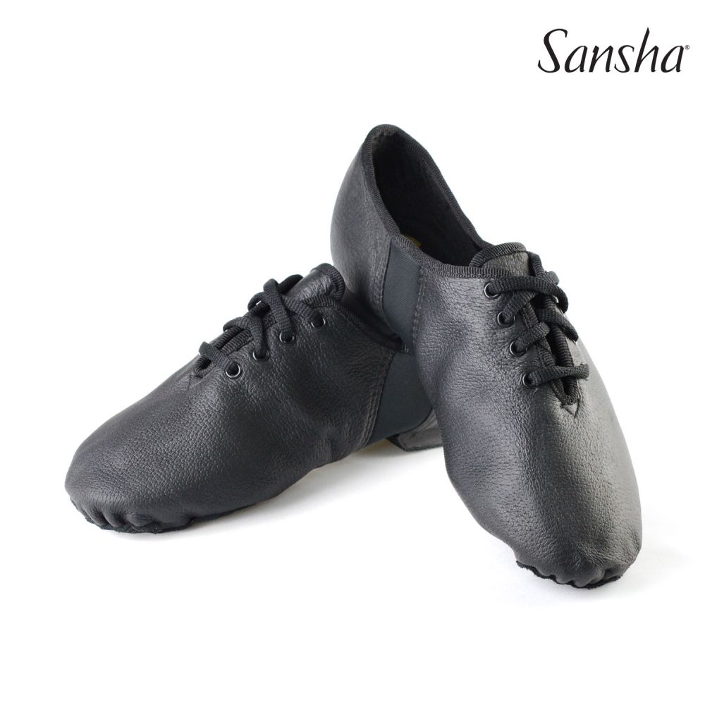 Jazz Shoes Sansha Tivoli JS1, JS2LPI (4, Black, Leather)
