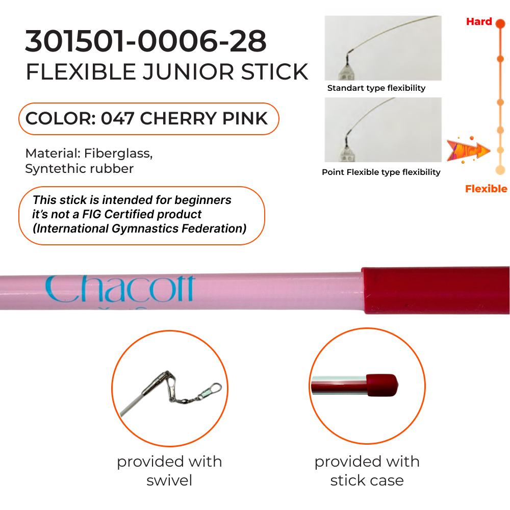 CHACOTT Stick Juniors 301501 0006-98 (Pointe flexible) (FIG, Fiberglass, 047, 50 см)