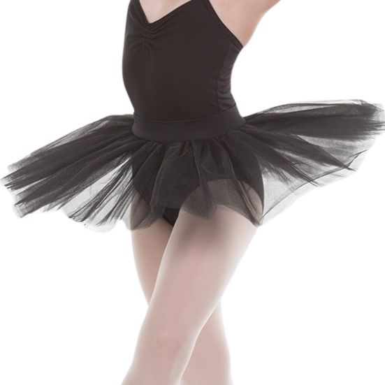 SOLO Pull-on tutu skirt black