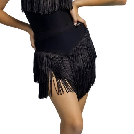 GRAND PRIX Fringe skirt KAIA BGS3Gxx
