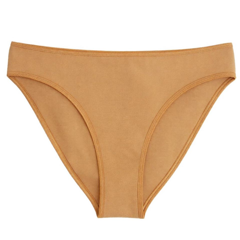 SOLO Underwear mid-rise shorts cotton suntan