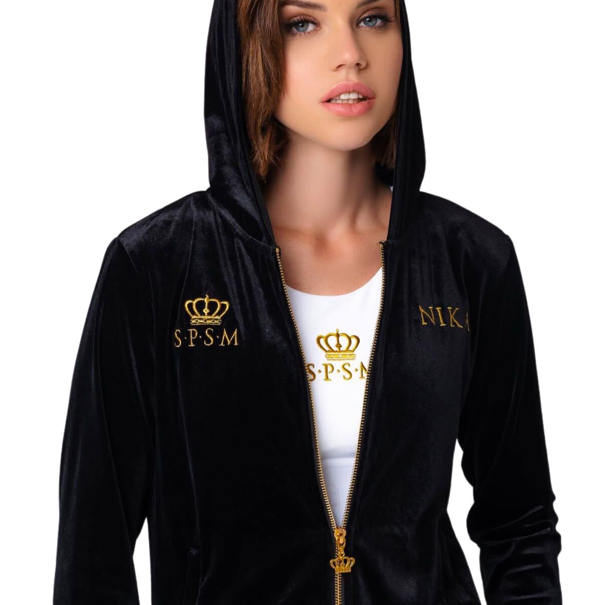 S.P.S.M Woman Velour Track Suit Basic