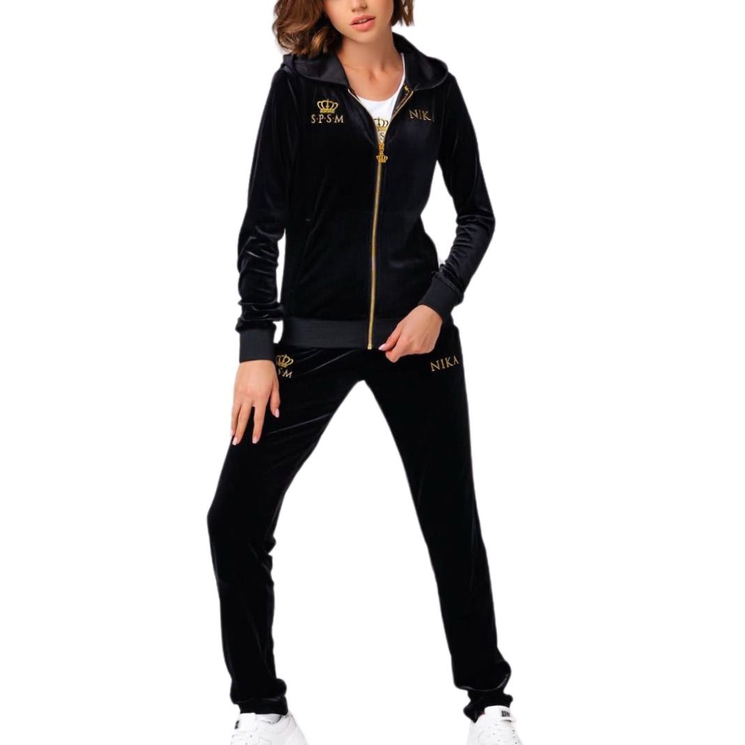 S.P.S.M Woman Velour Track Suit Basic