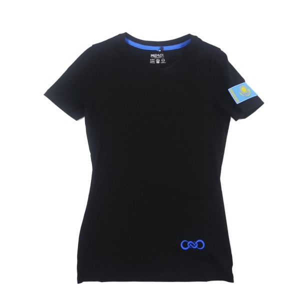 WE2 Premier OSLO T-shirt chevron with Kazakh flag P-TSHT-2