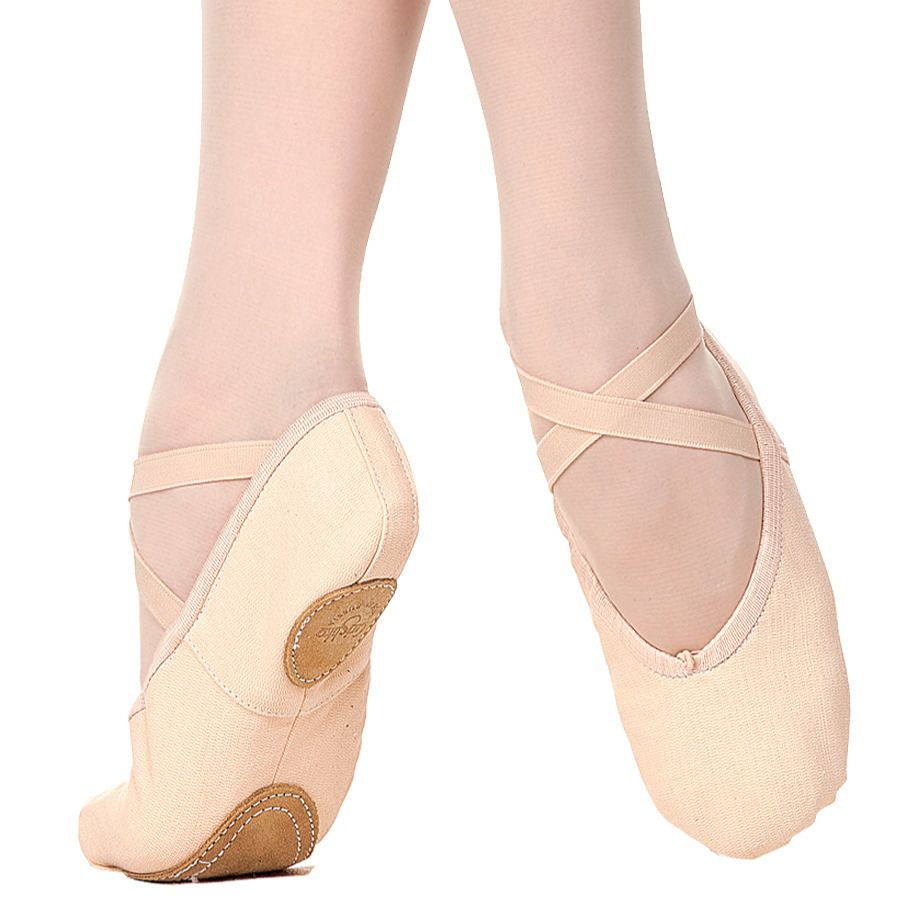 Canvas shoes split sole 03004 (41, A, Peach)