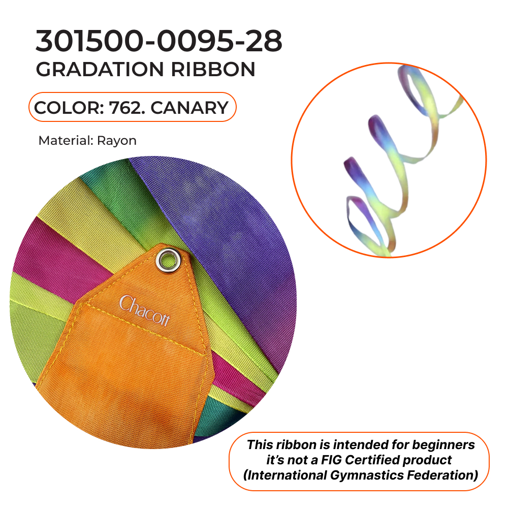 CHACOTT Gradation Ribbon 4 м 301500 0095-28 (762, Canary)
