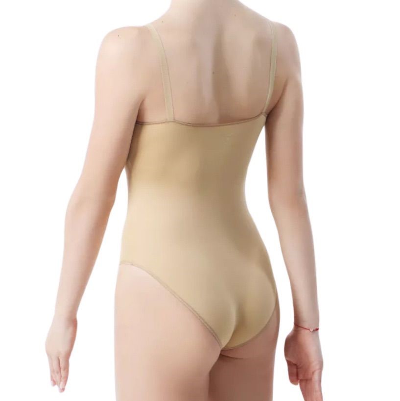 SOLO Underwear leotard with straps polyamide suntan