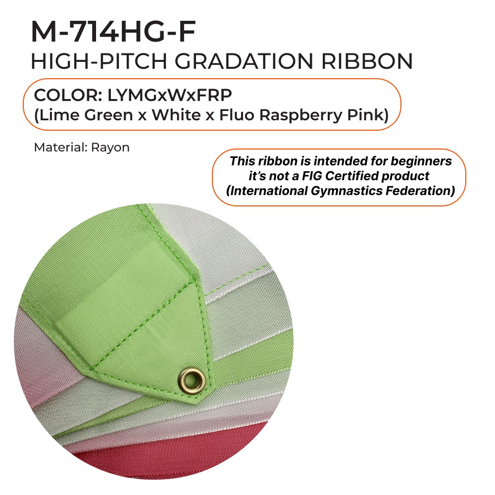 SASAKI Gymnastic ribbon 4 m MJ-714HG (FIG, LYMGxWxFRP, Viscose)