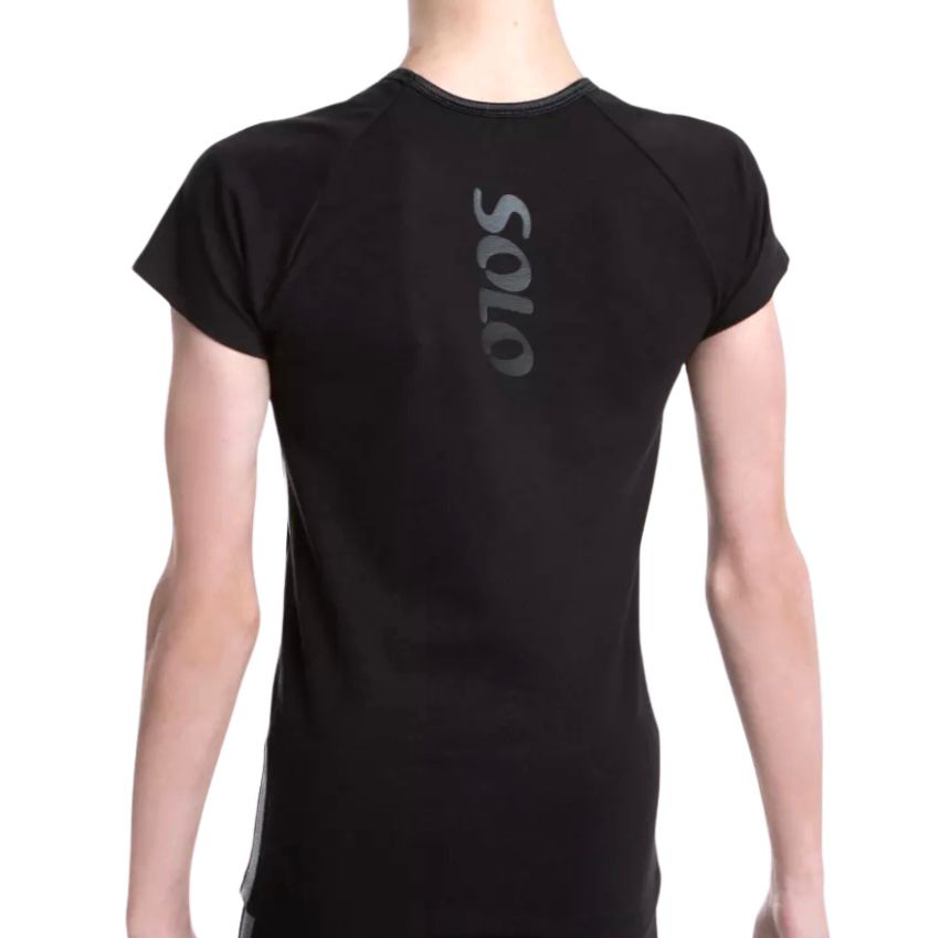 SOLO Cotton T-shirt «Total Black»