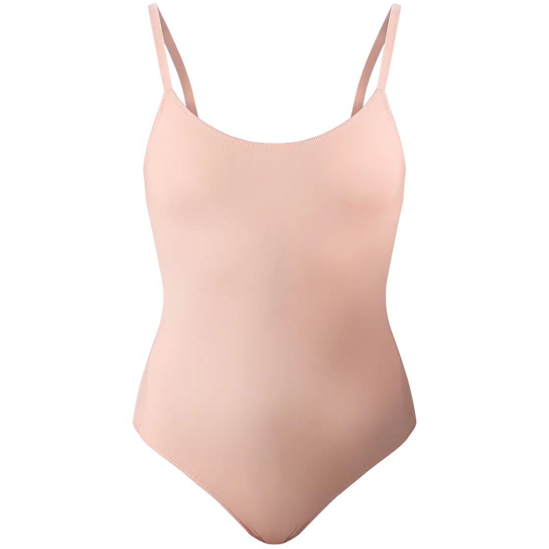 SOLO Underwear leotard with straps cotton beige