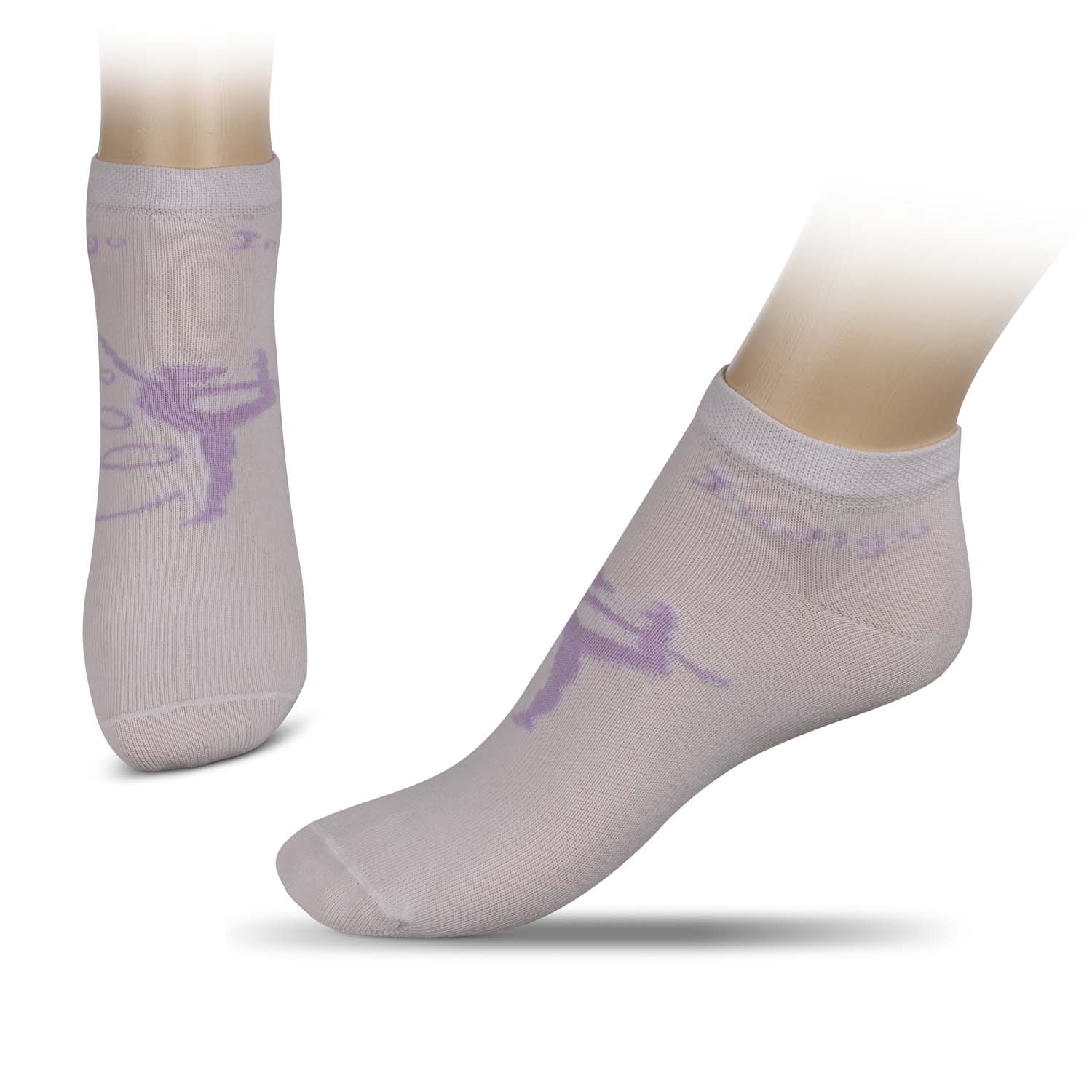 INDIGO Gymnastics socks А14-01 with graphics