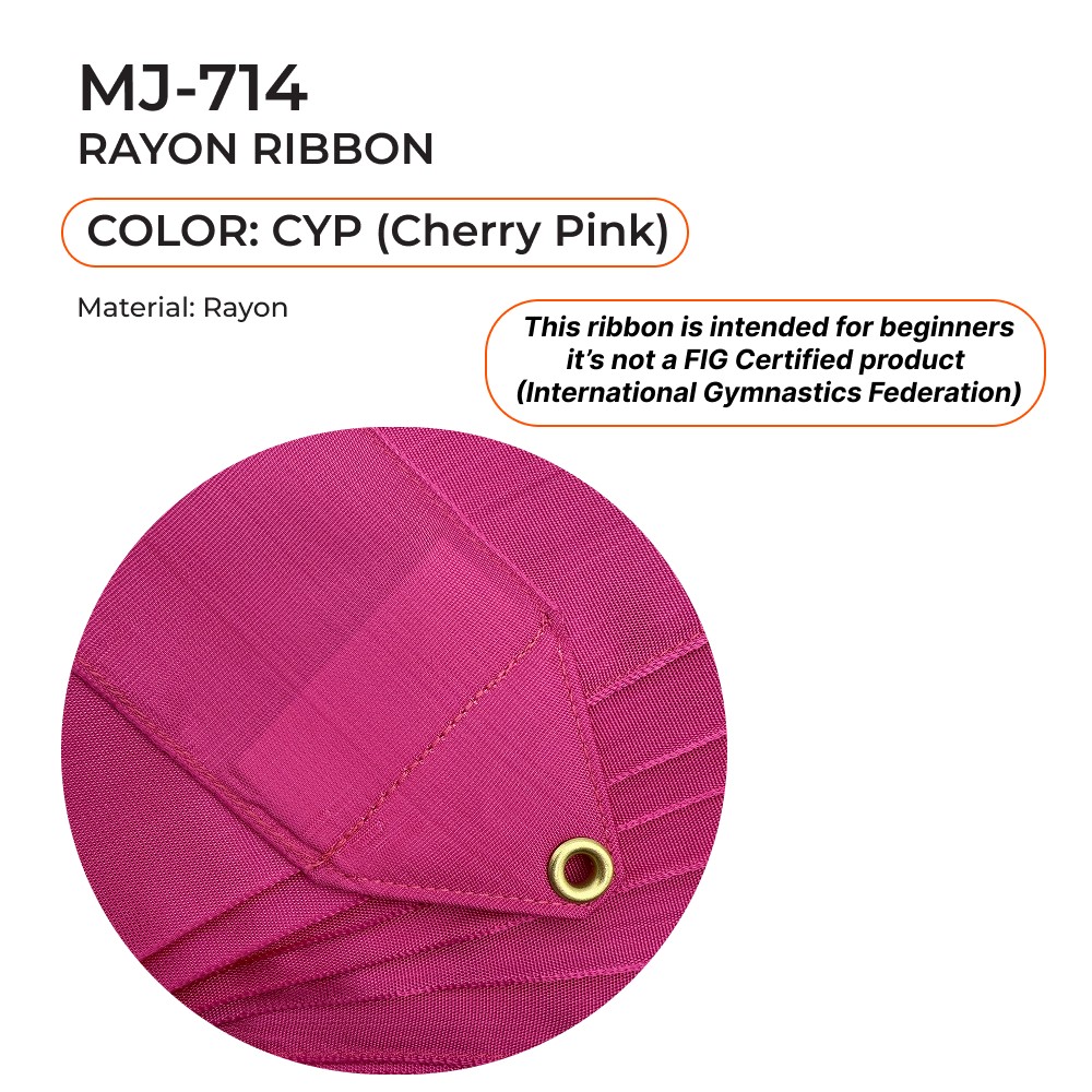 SASAKI Gymnastic Ribbon for Junior 4 м  MJ-714 (CYP, Viscose)