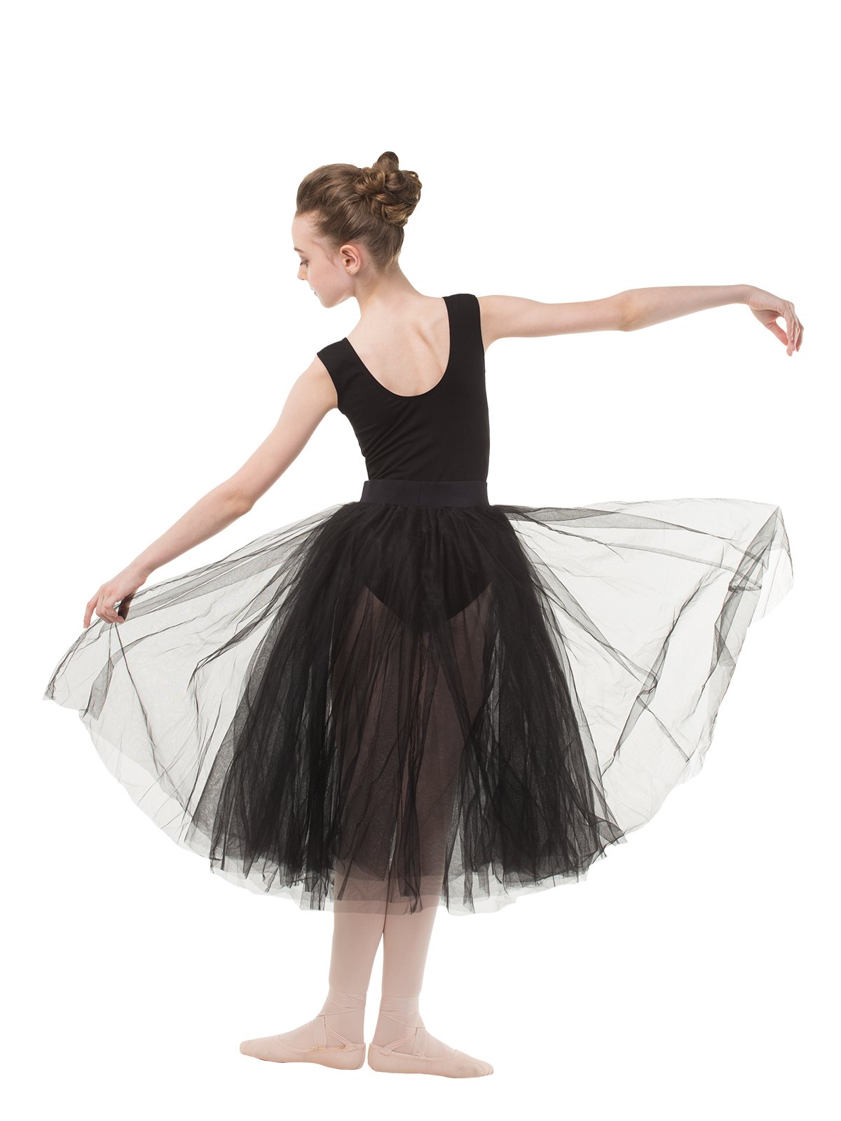 SOLO Pull-on chopin tutu skirt black