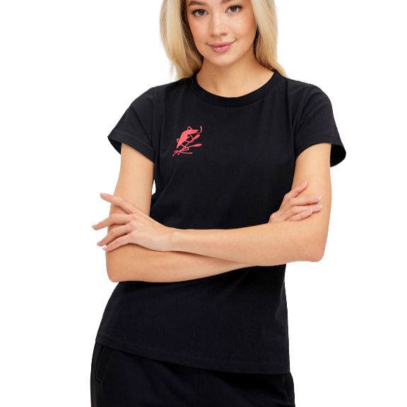 Women's T-shirt (black)W14220V-BB232
