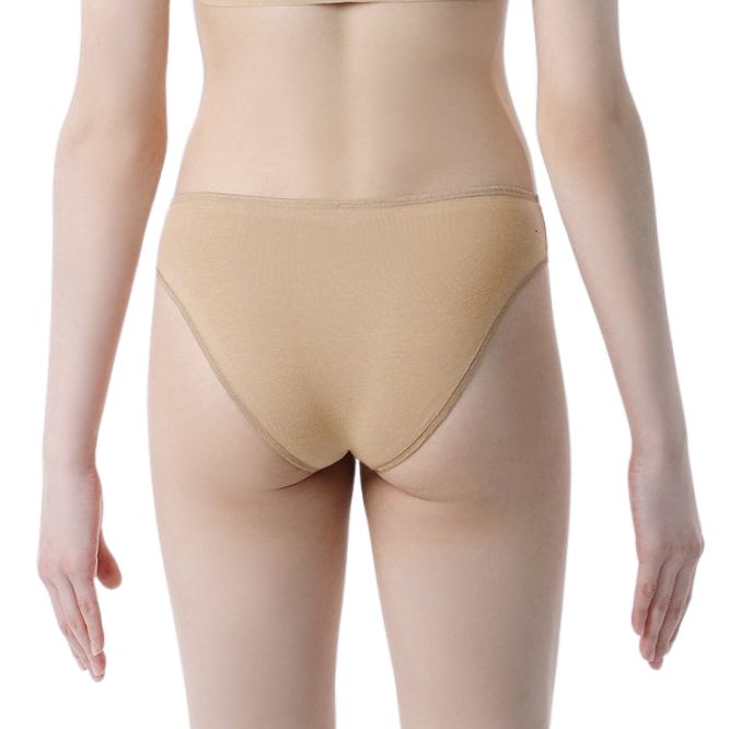 SOLO Underwear mid-rise shorts cotton suntan