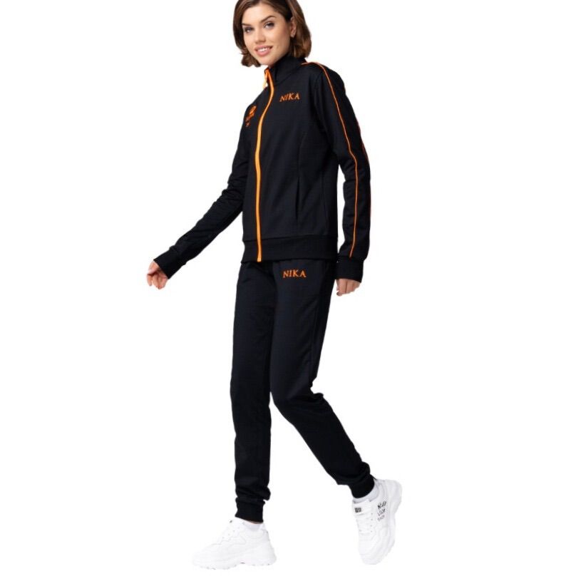 SPSM Track Suit Basic  (2XS, Black orange 158-162)