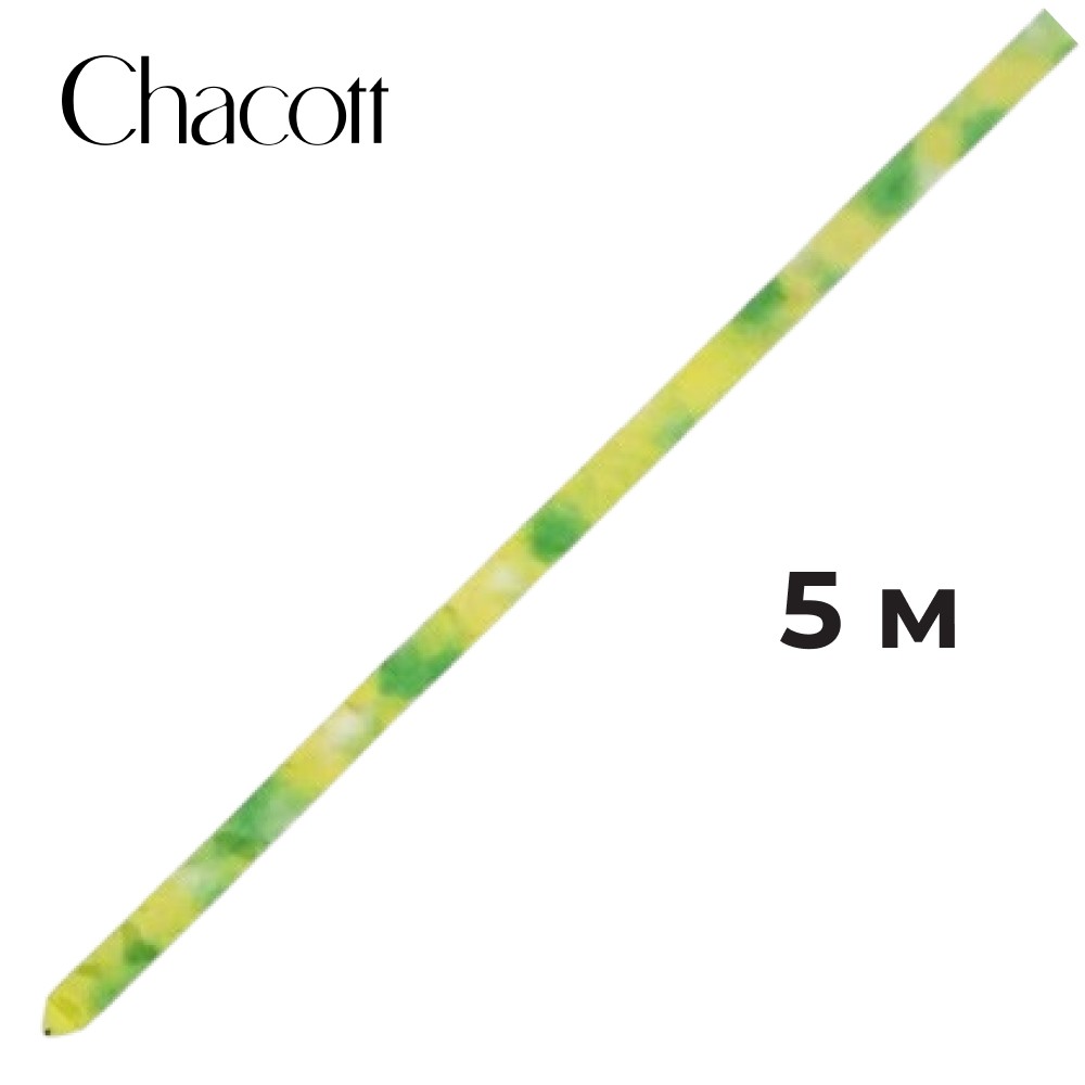 CHACOTT Tie Dye Ribbon (5m) 301500 0097-28 FIG (332, Light green)