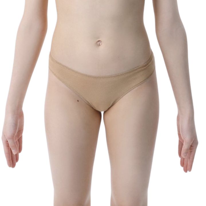 SOLO Underwear mid-rise shorts cotton suntan