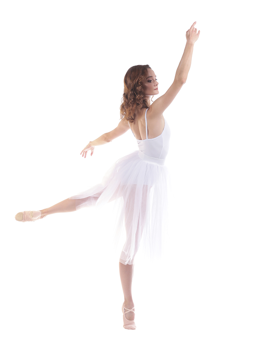 SOLO Split sole soft ballet shoes deep vamp stretch cotton pink