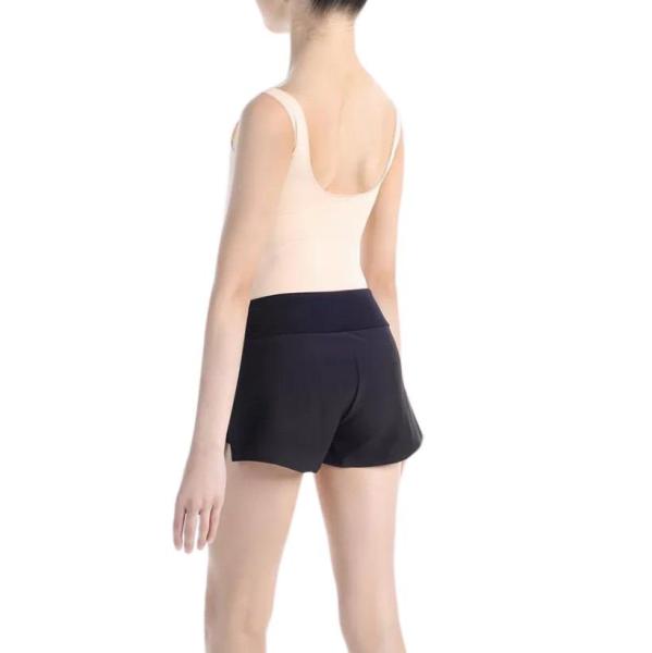 SOLO Wide band double-layered shorts black