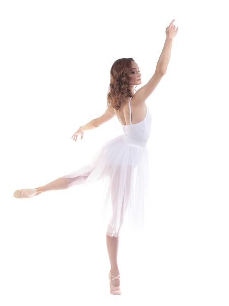 SOLO Split sole soft ballet shoes deep vamp stretch cotton pink