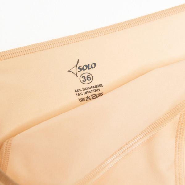 SOLO High-cut leg thong polyamide skin