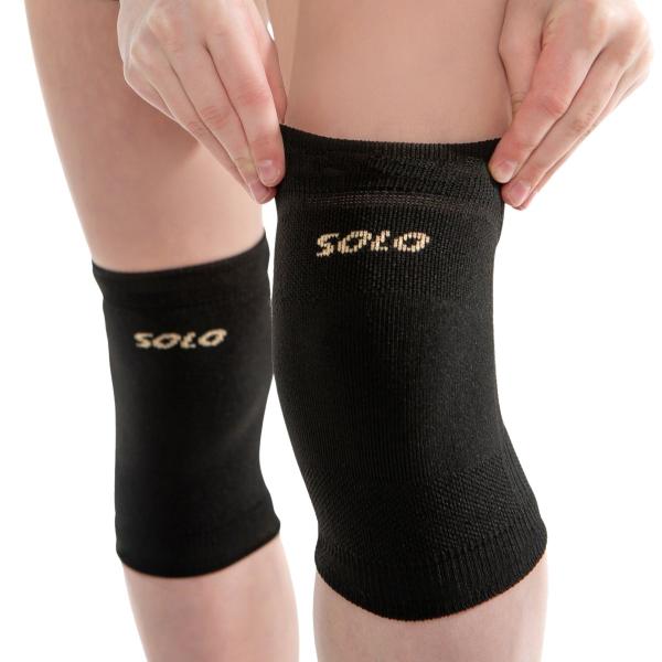 SOLO Knitted knee pads, black NK4.10