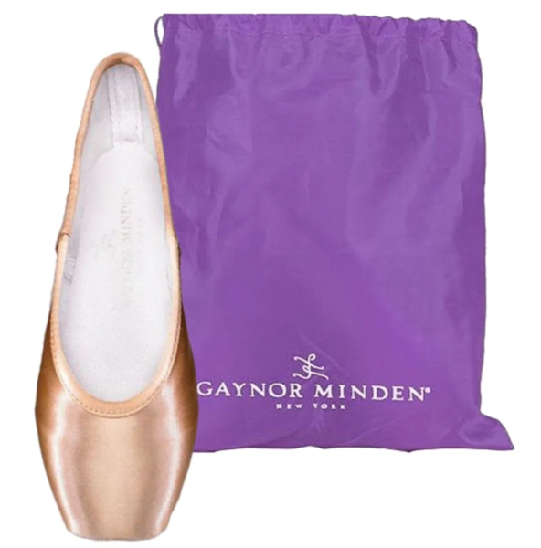  Purple Pointe shoes with leather toe cap (721)