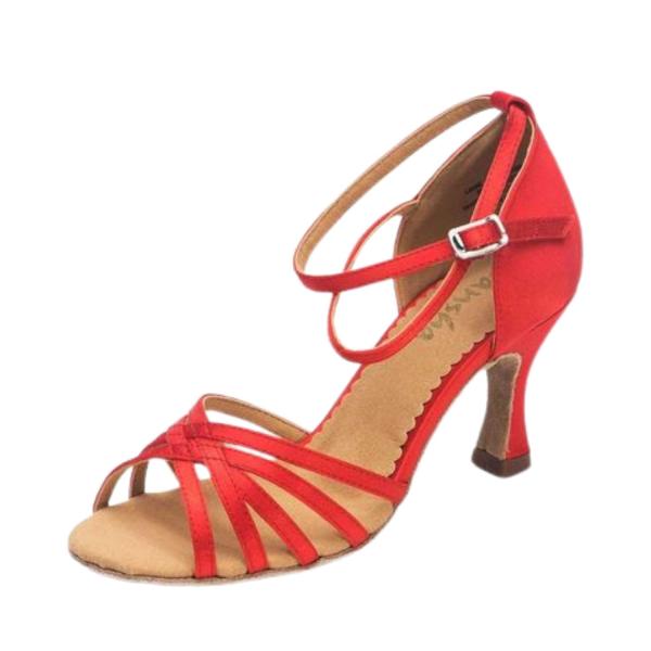 Alaia Ladie's Ballroom shoes BR31016S (6, Red)