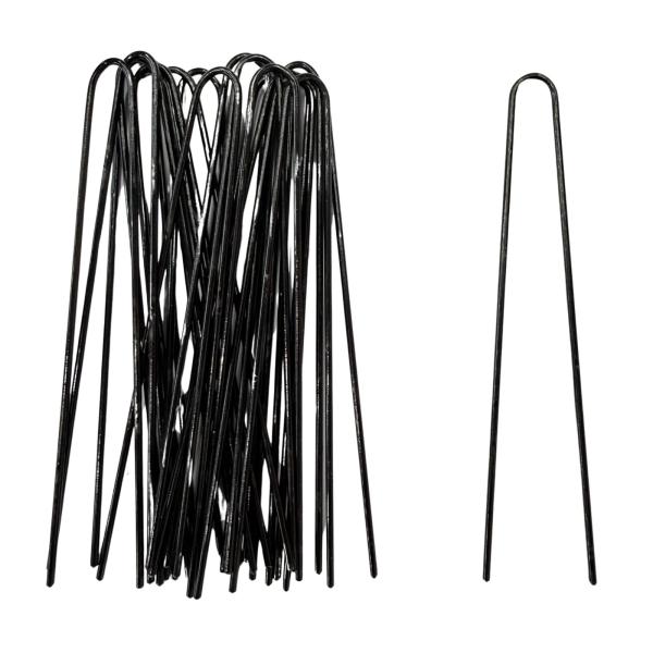 Pastorelli Set of straight hairpins length 7.5 cm (7,5 см, 20199, Уп-20 шт, Black)