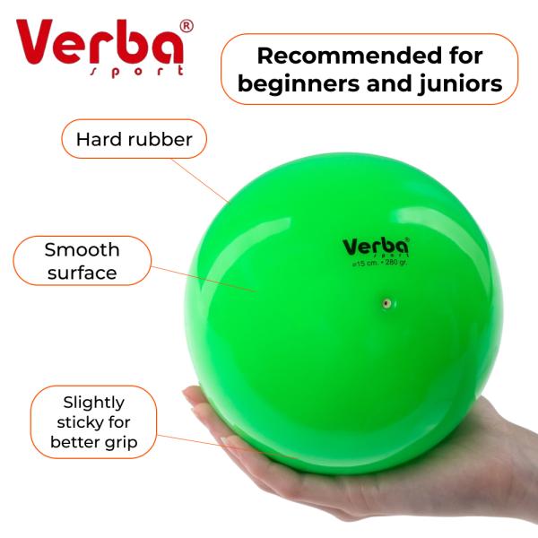 Verba Sport Gymnastic ball Juniors 15 cm monochrom (Green)