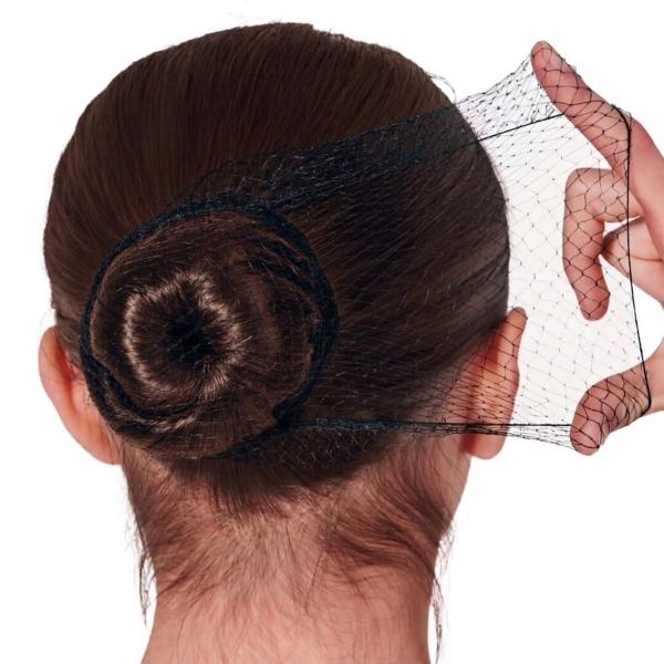 Invisible hair net (10 pcs, Black)