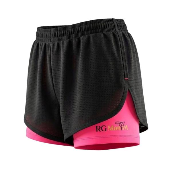 WE2 Shorts "RG Maniya" (36, Black-Rosa)