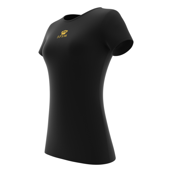 SPSM T-shirt (4XS,140-146 cm,Black)