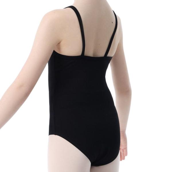 SOLO Basic strap leotard cotton black