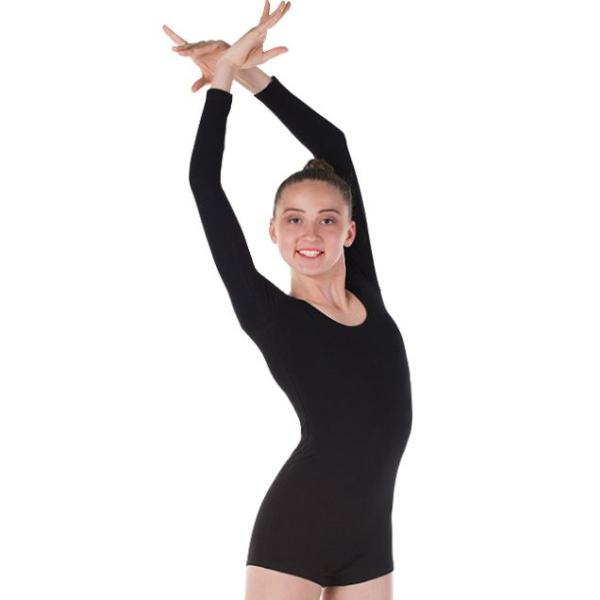 SOLO Long sleeve romper cotton black