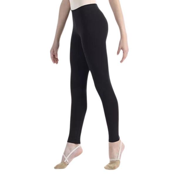 SOLO Ankle length leggings cotton black