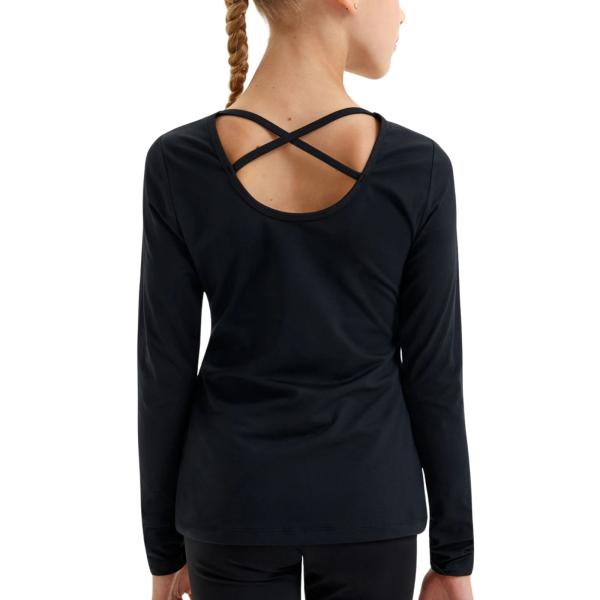 FORWARD BY VINER Longsleeve sport T-shirt for girls Black G14140V-BB252 