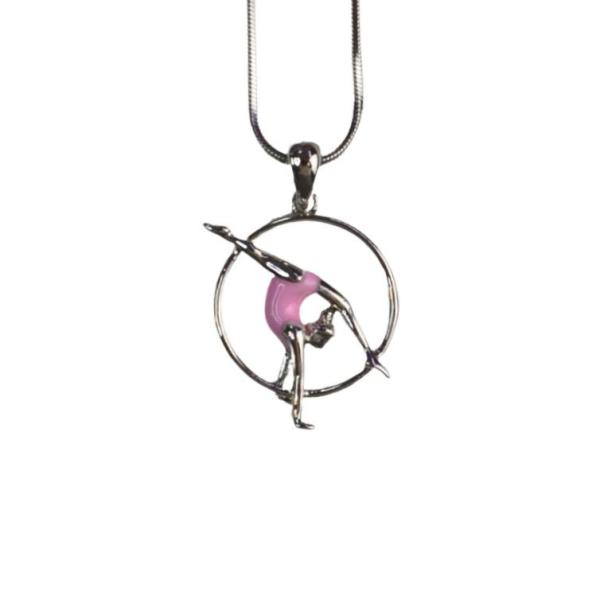 Gymnast colored in hoop chain ТАЕ050922 (Gold)