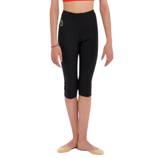 Leggings (breeches) for gymnastics(black/pink)B16110V-BF232 