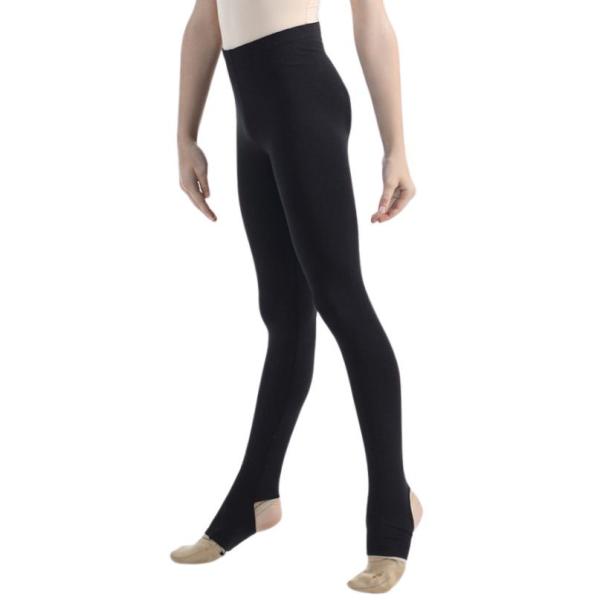 SOLO Base leggings with a heel cutout cotton black