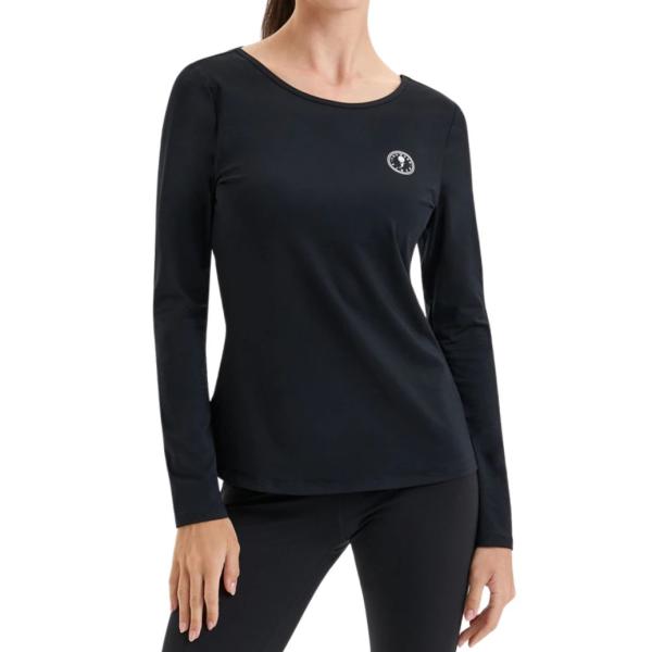 FORWARD BY VINER Longsleeve sport T-shirt for girls Black G14140V-BB252 